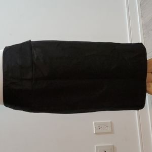 Nanette Lapore tuxedo skirt with lace train cummerbund bow black skirt